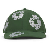 Denim Tears Green Cotton Wreath Fitted Cap