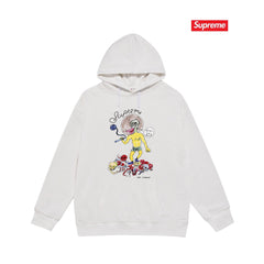 Supreme × Daniel Johnston Hoodie – White
