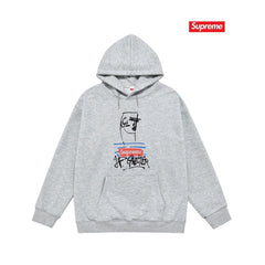 Supreme × Jean Paul Gaultier Hoodie – Grey