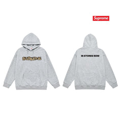 Supreme “In Stores Now” Hoodie – Grey