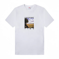 Supreme "Time" Landscape Graphic Tee – White