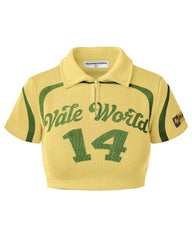 Vale Forever 007 Women's Brazil Rugby Tee Yellow