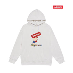Supreme Gun Logo Hoodie – White
