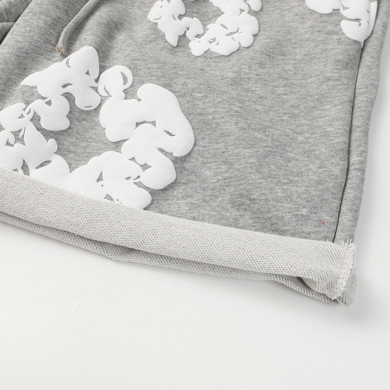 Denim Tears Grey Cotton Sweat Shorts