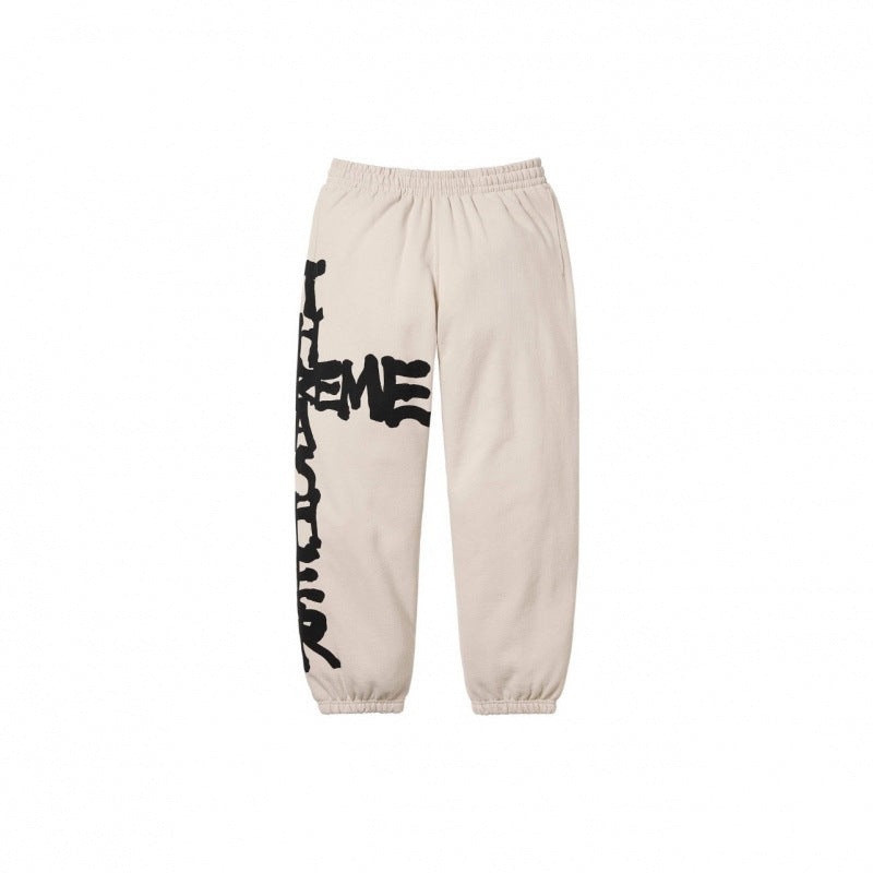 Supreme Graffiti Logo Sweatpants – Cream