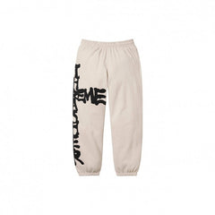 Supreme Graffiti Logo Sweatpants – Cream