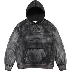 Supreme × MM6 Maison Margiela Washed BOX Logo Hoodie – Black