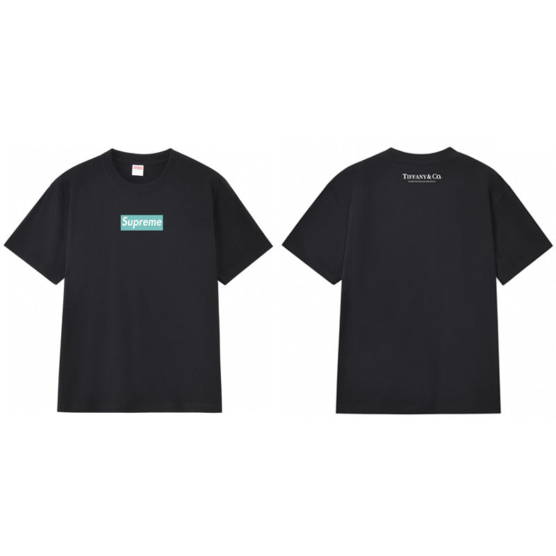 Supreme × Tiffany & Co. Box Logo Tee – Black