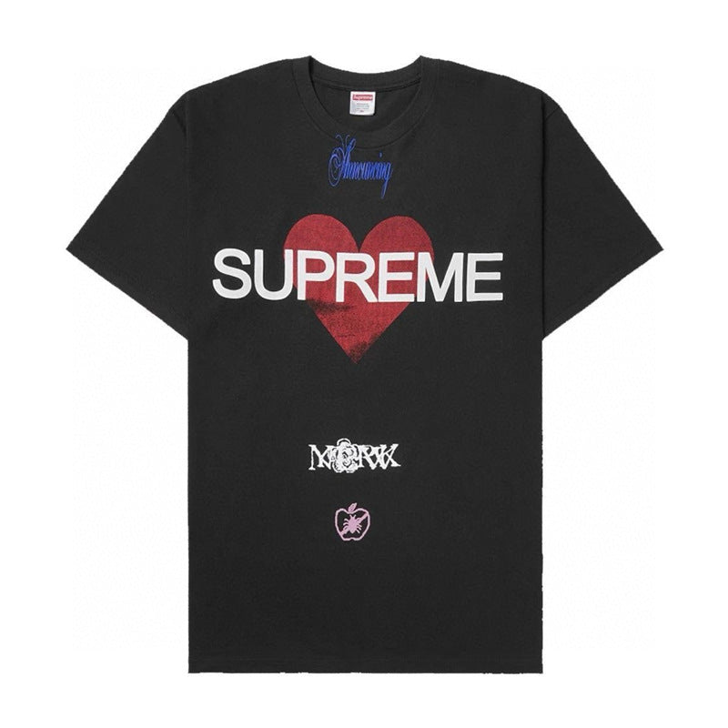 Supreme Heart Tee – Black