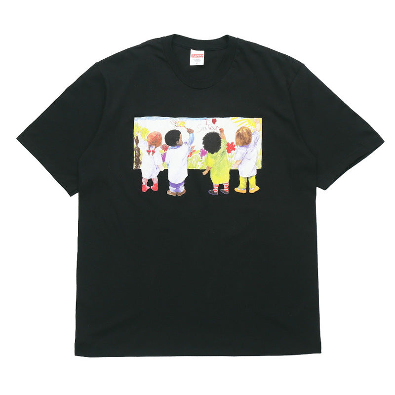 Supreme Kids Painting Tee – Black