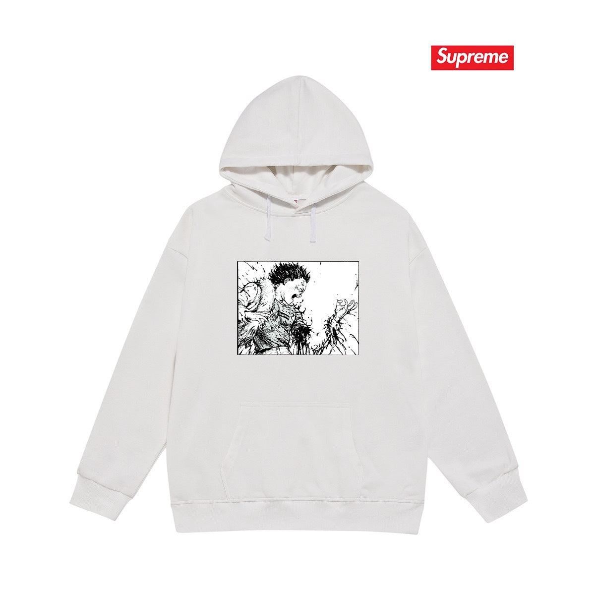 Supreme × Akira Hoodie – White