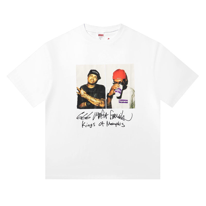 Supreme × Three 6 Mafia “Kings of Memphis” Tee – White
