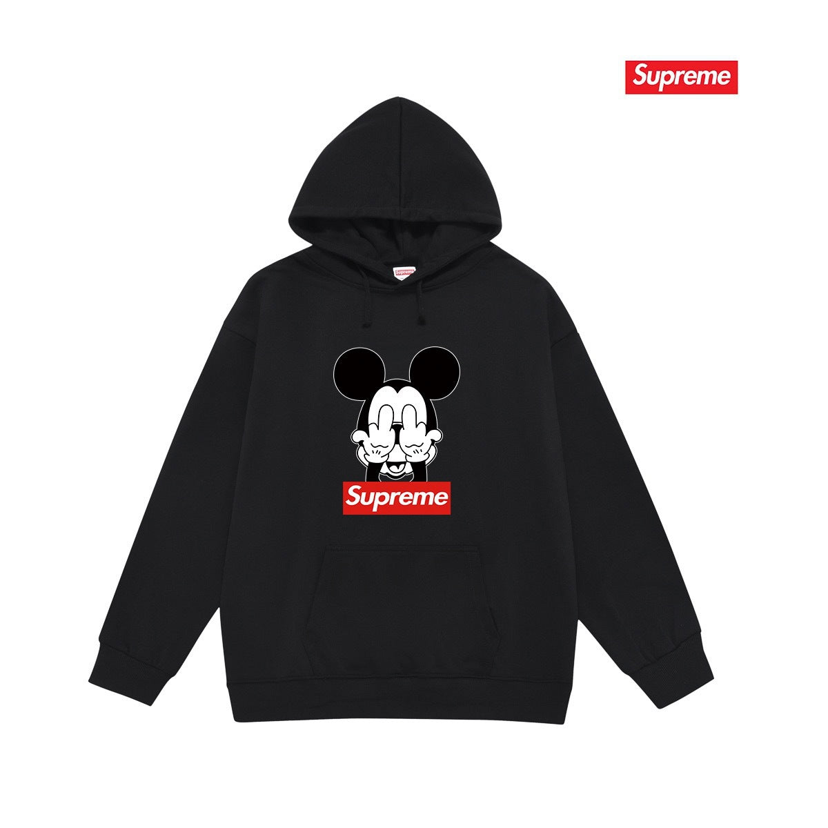 Supreme Mickey Hoodie – Black