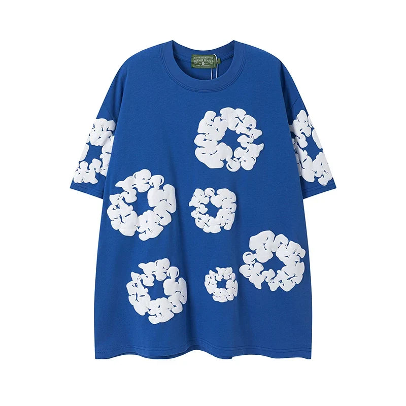 Denim Tears Royal Blue Wreath Tee