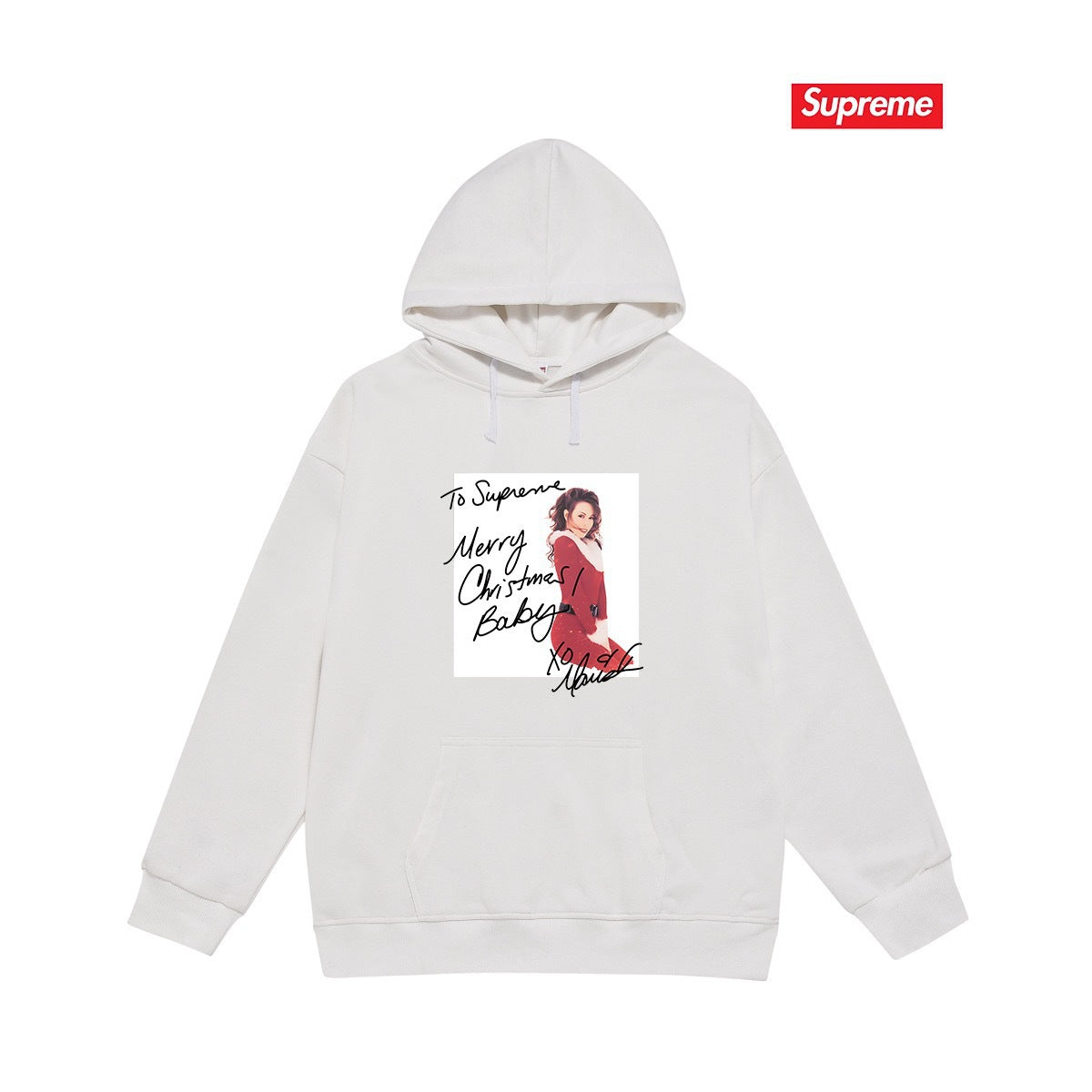 Supreme × Mariah Carey Hoodie – White