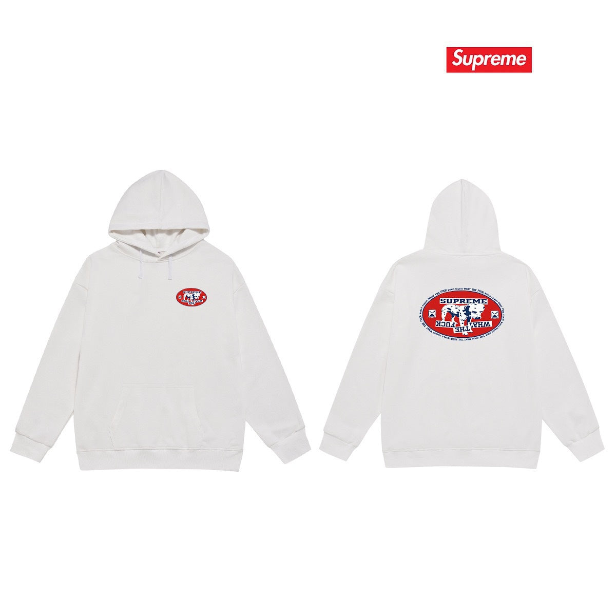 Supreme WTF Hoodie – White