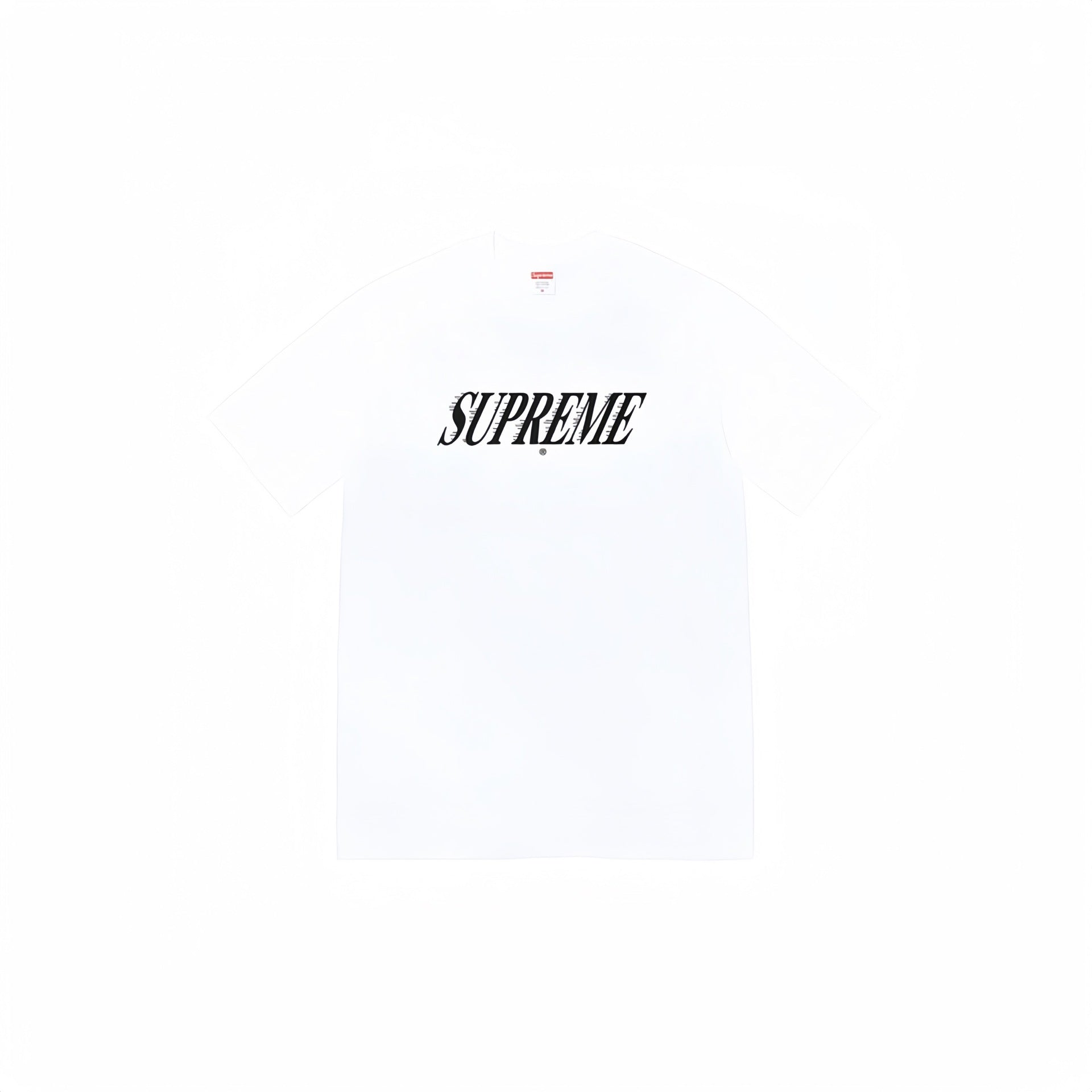 Supreme Slashed Italic Logo Tee