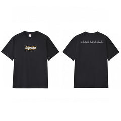 Supreme Shanghai Leopard Box Logo Tee – Black