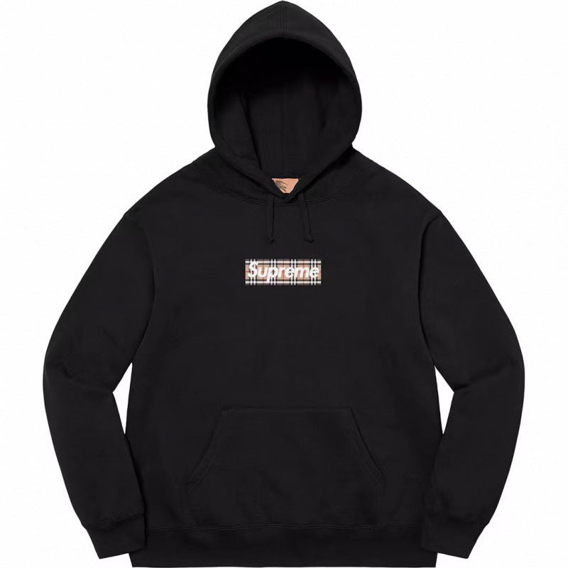 Supreme x Burberry Box Logo Hooded Sweatshirt