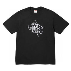 Supreme Tag Logo Tee – Black