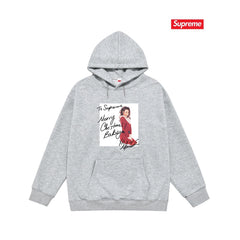 Supreme × Mariah Carey Hoodie – Grey