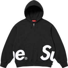 Supreme Big Logo Zip-Up Hoodie – Black