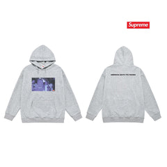Supreme “America Eats Its Young” Hoodie – Grey