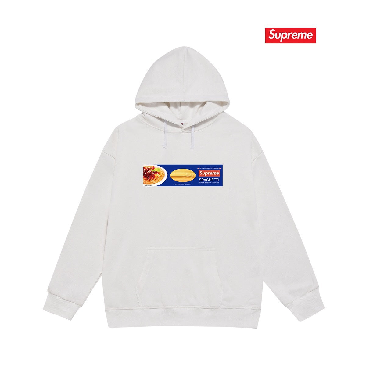 Supreme Spaghetti Hoodie – White