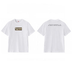 Supreme Shanghai Leopard Box Logo Tee – White