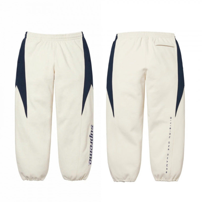 Supreme “Division One Champs” Sweatpants – White