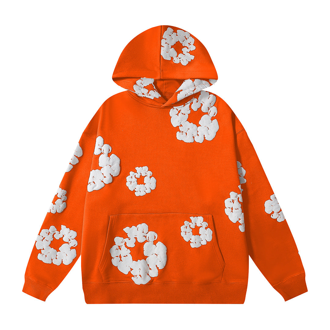 Denim Tears Orange Hoodie & Sweatpants Set