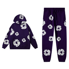 Denim Tears Purple Hoodie & Sweatpants Set
